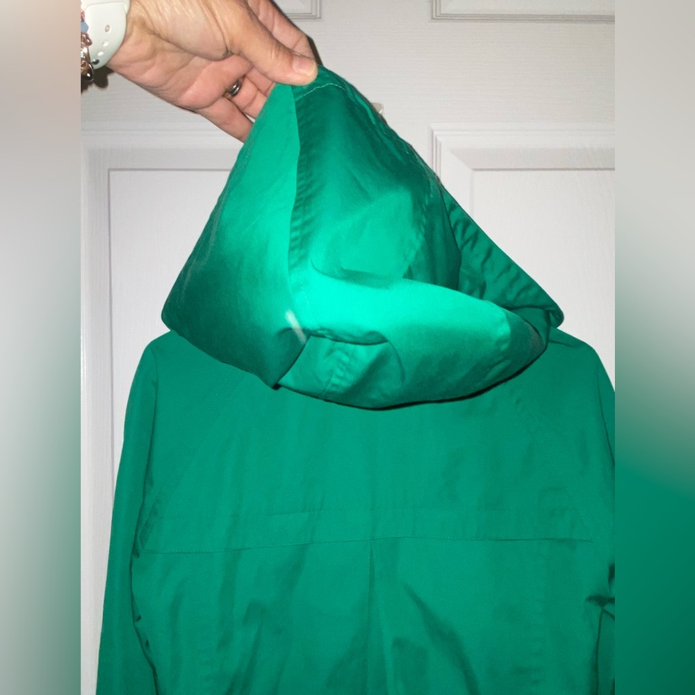 Michael Kors emerald green Trench Coat with Belted Cuffs - Picture 4 of 10